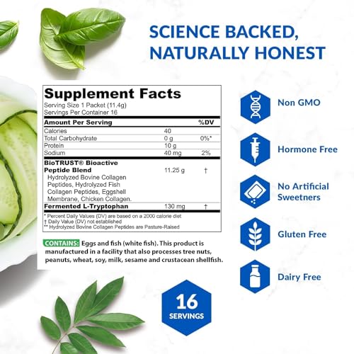 BioTrust Ageless Multi Collagen Peptides Powder – Types I, II, III, V, X – Unflavored Collagen - Maple Wellness Supplements