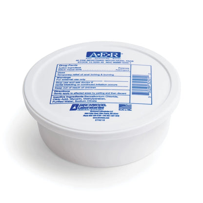 Birchwood Laboratories A-E-R Pre-Moistened Medicated Cooling Witch Hazel Pads For Hemorrhoid & Postpartum Relief, 40 Count - Maple Wellness Supplements