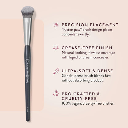 BK BEAUTY BRUSHES - ANGIE HOT & FLASHY A506 CONCEALER - Viral "Kitten Paw" Face Brush - Under-Eye Concealing and Contouring - Makeup Brushes - Maple Wellness Supplements