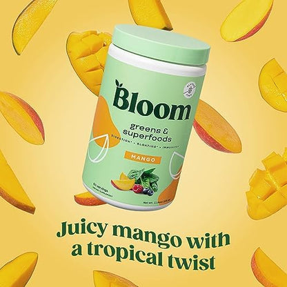 Bloom Nutrition Greens and Superfoods Powder for Digestive Health, Greens Powder - Maple Wellness Supplements