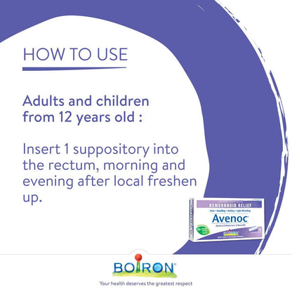 BOIRON Boiron Avenoc Suppositori, 10 CT - Maple Wellness Supplements