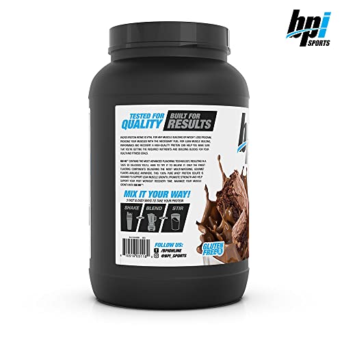 BPI Sports Iso Hd – 100% Whey Protein isolates – Muscle Growth, Recovery, Weight Loss, - Maple Wellness Supplements