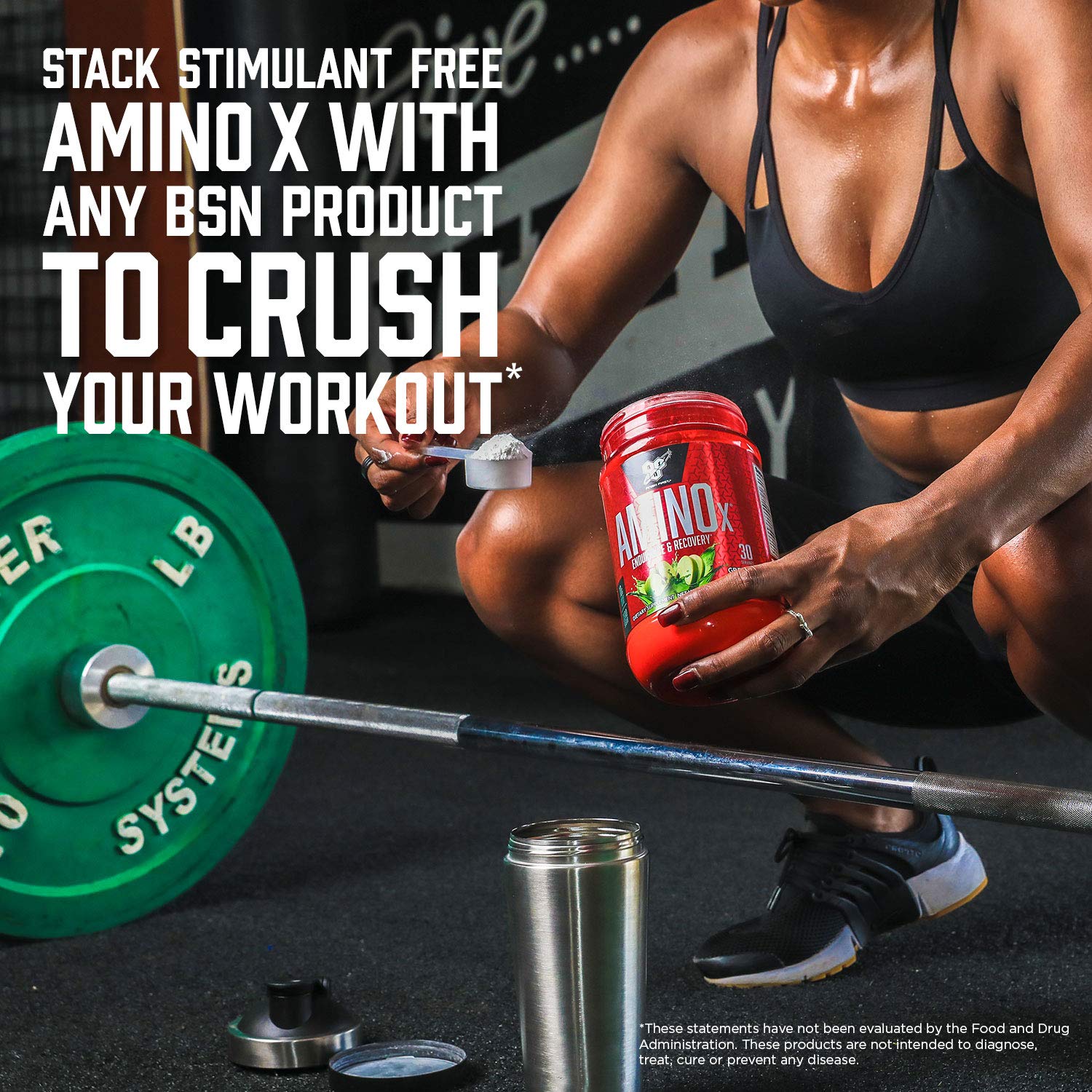 BSN Amino X Muscle Recovery & Endurance Powder with BCAAs, 10 Grams of Amino Acids, Keto Friendly, Caffeine-Free, Support Endurance, Zero Sugar, Blue Raz, - Maple Wellness Supplements
