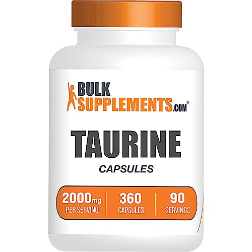 BULKSUPPLEMENTS.COM Taurine Capsules - Taurine Supplement, Taurine 2000mg - Maple Wellness Supplements