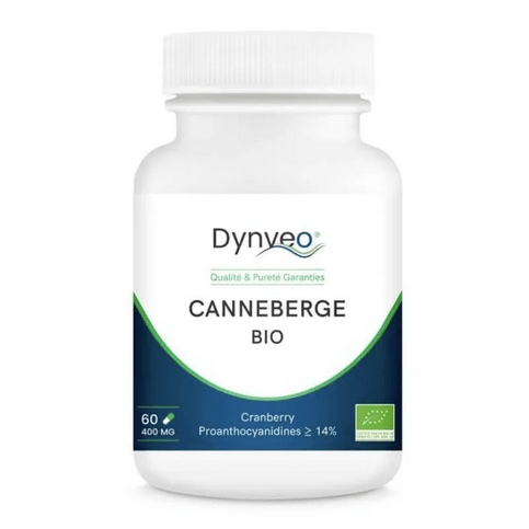 Canneberge BIO 400 mg 60 gélules DYNVEO - Maple Wellness Supplements