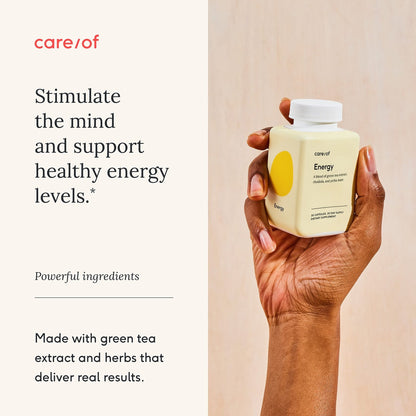 Care/of Natural Energy Supplements for Fatigue Vitamins for Energy and Tiredness for Women & Men, Energy Vitamins for Women for Healthy Energy, Energy Supplements for Women – 30 Energy Pills - Maple Wellness Supplements