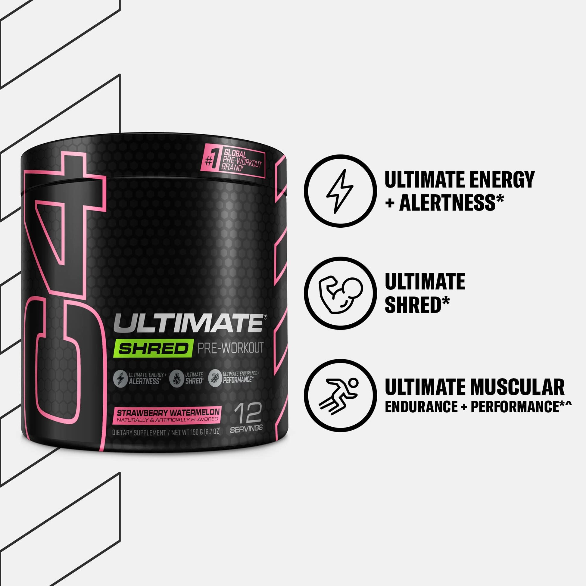 Cellucor C4 Ultimate Shred Pre Workout Powder, Fat Burner for Men & Women, Weight Loss - Maple Wellness Supplements