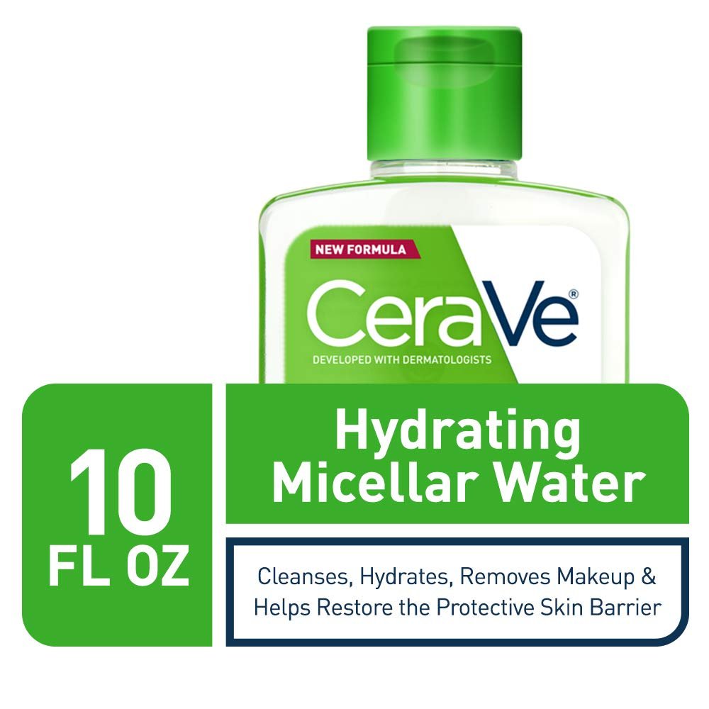 CeraVe Micellar Water, Hydrating Facial Cleanser & Eye Makeup Remover with Niacinamide, Ceramides & Glycerin - Maple Wellness Supplements