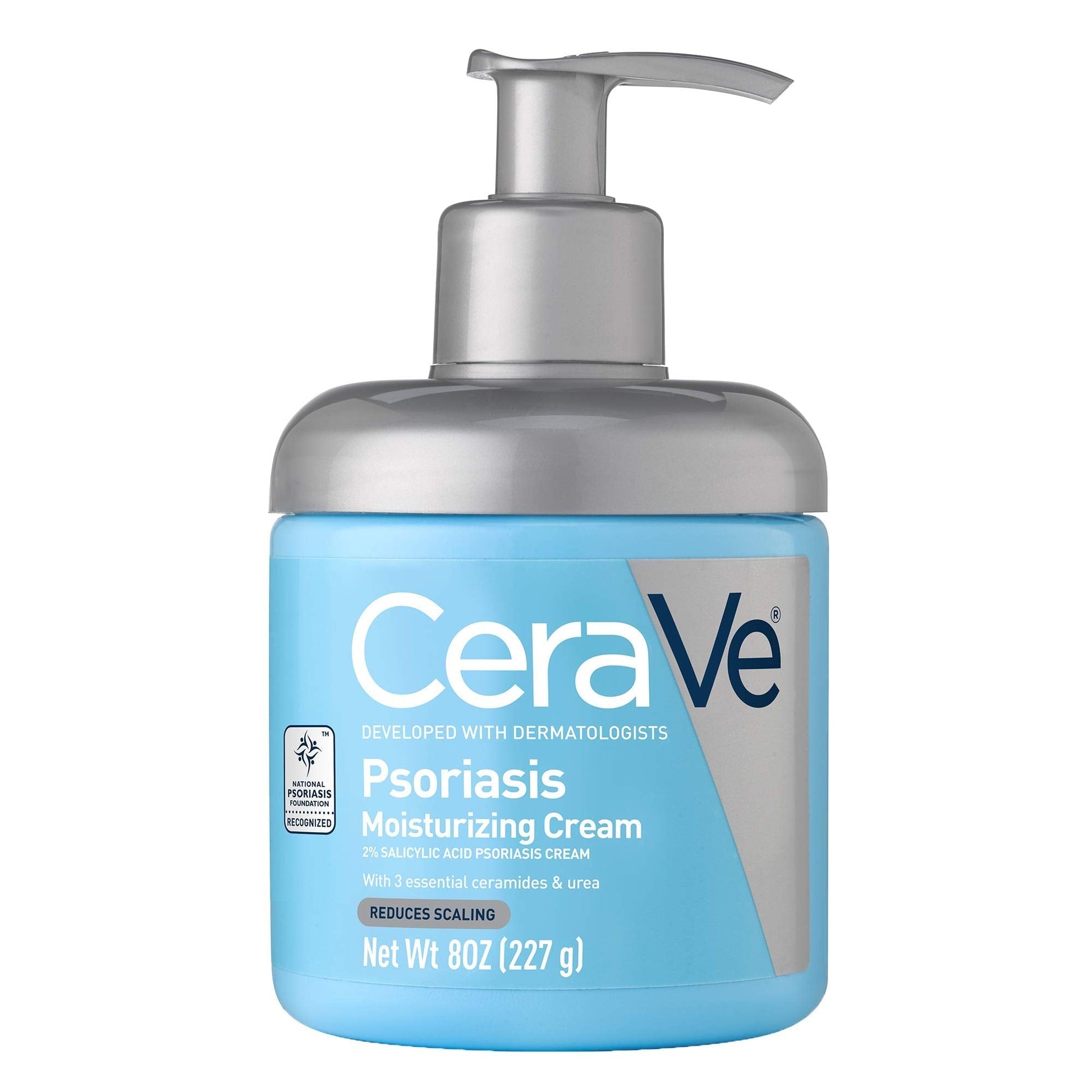 CeraVe Moisturizing Cream for Psoriasis Treatment, With Salicylic Acid for Dry Skin Itch Relief & Urea for Moisturizing - Maple Wellness Supplements