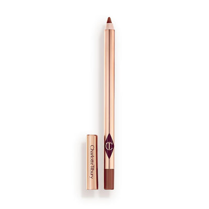 Charlotte Tilbury Lip Cheat Lip Liner Pencil - Gives Lips a Fuller-Looking, Defined Pout - Enriched with Jojoba Oil & Hyaluronic Acid - Waterproof, Smudge-Proof & Transfer-Proof - Foxy Brown - Maple Wellness Supplements