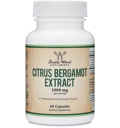 Citrus Bergamot Supplement - Only Patented, Clinically Proven Bergamot Extract - 1,000mg - Maple Wellness Supplements