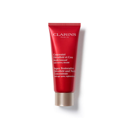 Clarins Super Restorative Décolleté and Neck Concentrate | Deeply Replenishing, Anti-Aging Cream For Mature Skin | Skin Texture Is Refined and Chest Creases Are Visibly Diminished After 4 Weeks* - Maple Wellness Supplements