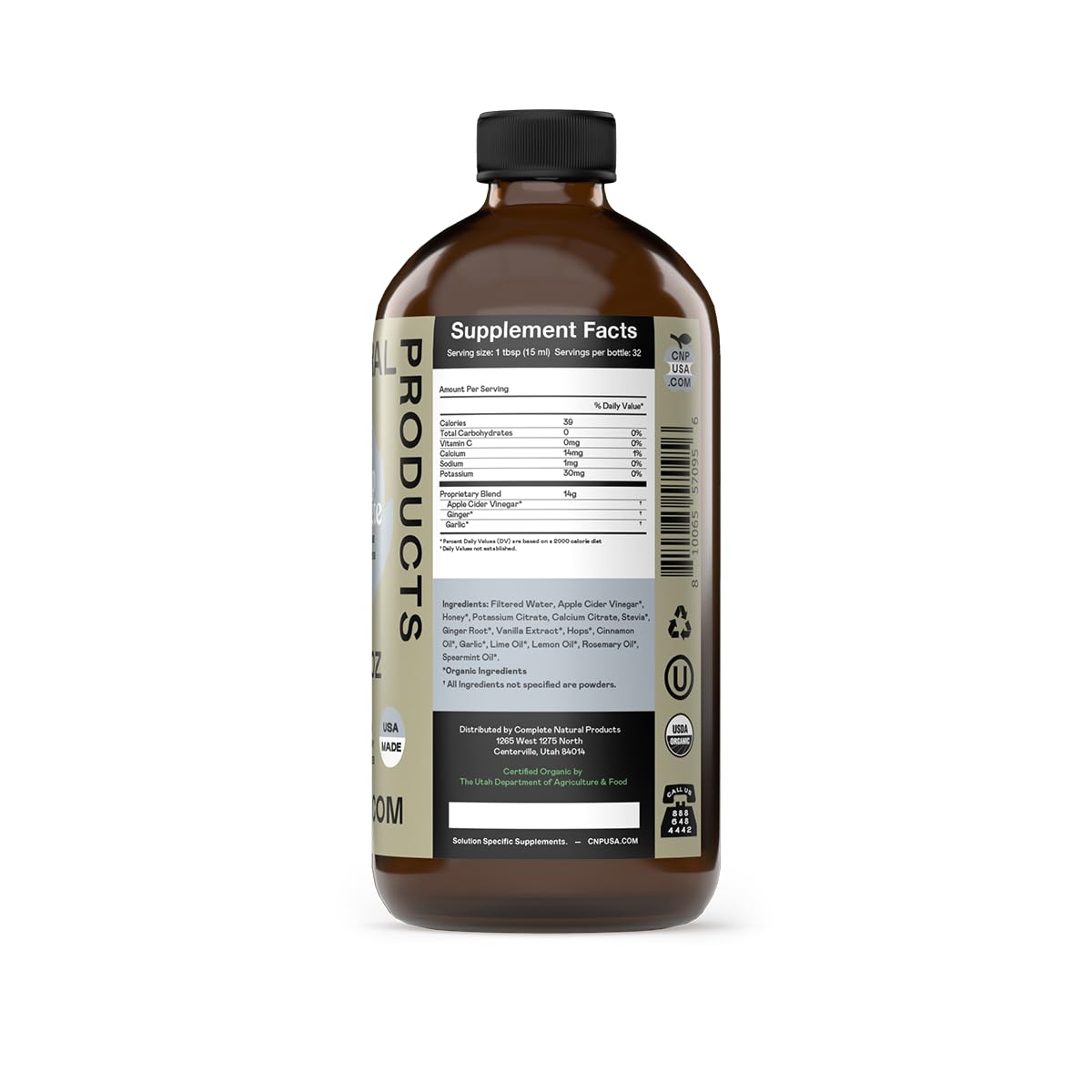 Complete Natural Products Cramp Complete - 16oz Glass Bottle - Maple Wellness Supplements