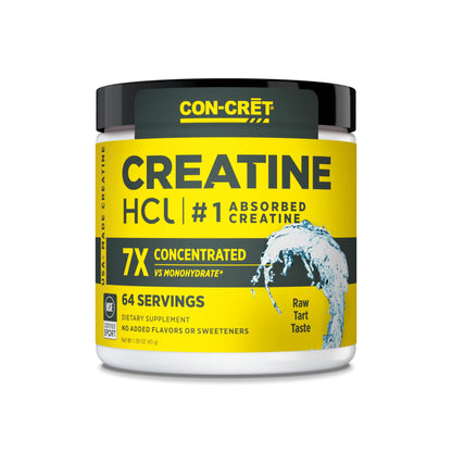 CON-CRET Creatine HCl Powder | Muscle, Cognitive, Cellular Energy Support | No Bloating or Cramps - Maple Wellness Supplements
