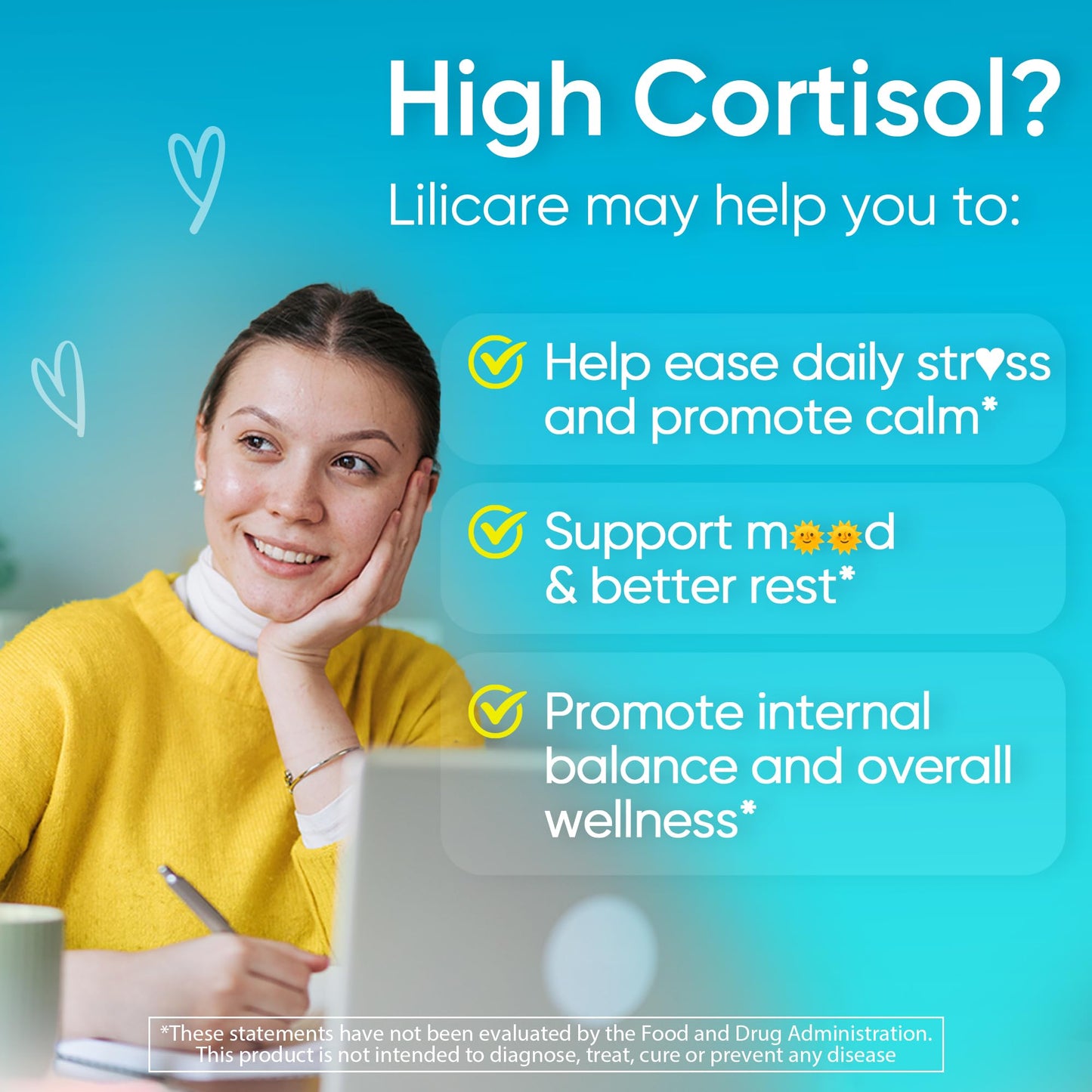 Cortisol Gummies for Women & Men, Sugar Free Cortisol Reducer Supplements w/ Magnesium, Ashwagandha, Mushroom, L-theanine, Rhodiola, Vitamin B6 B12 for Cortisol Detox, Relax, Sleep Support 2 Pack - Maple Wellness Supplements