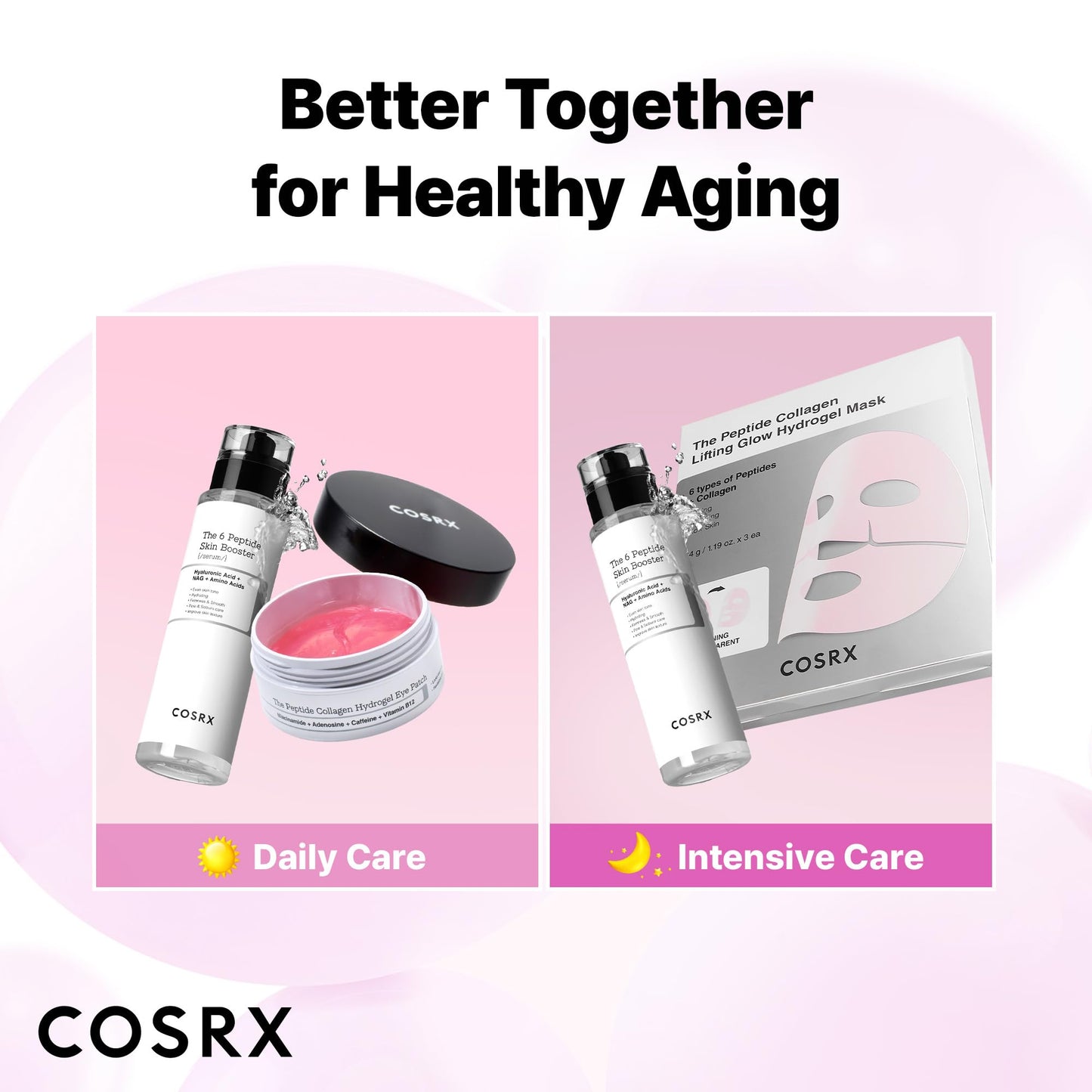 COSRX 6X Peptide Collagen Booster Toner Serum with Copper Peptides, Niacinamide & Hyaluronic Acid Skin Renewal Boosting - Maple Wellness Supplements