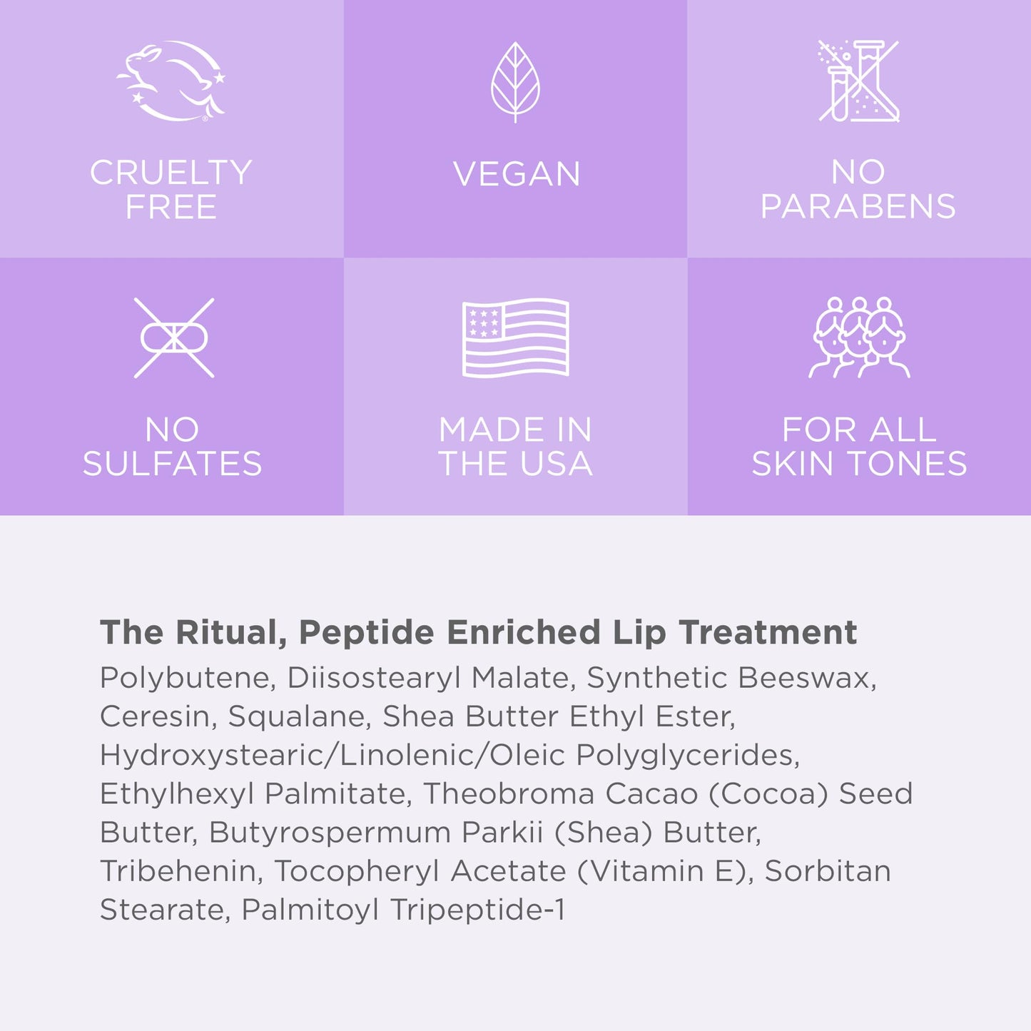 Cote Beauty’s The Ritual Lip Moisturizer for Women with Peptides, Shea Butter & Cocoa Butter for Soft & Supple Lips, Softens, and Soothes, Vegan & Cruelty-Free, 0.33 Fl Oz - Maple Wellness Supplements
