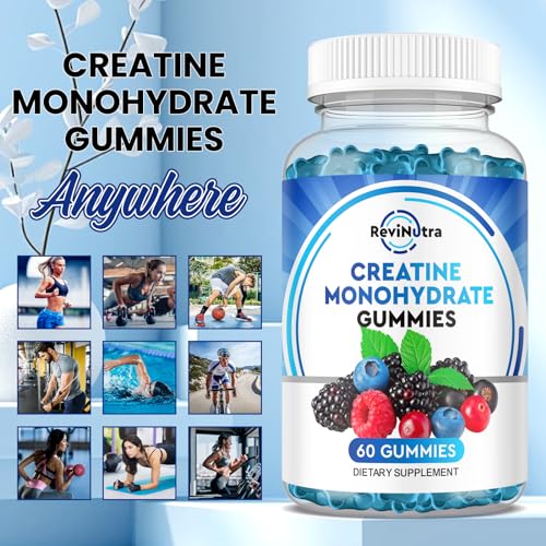 Creatine Monohydrate Gummies for Men & Women, Chewables Creatine Monohydrate - Maple Wellness Supplements