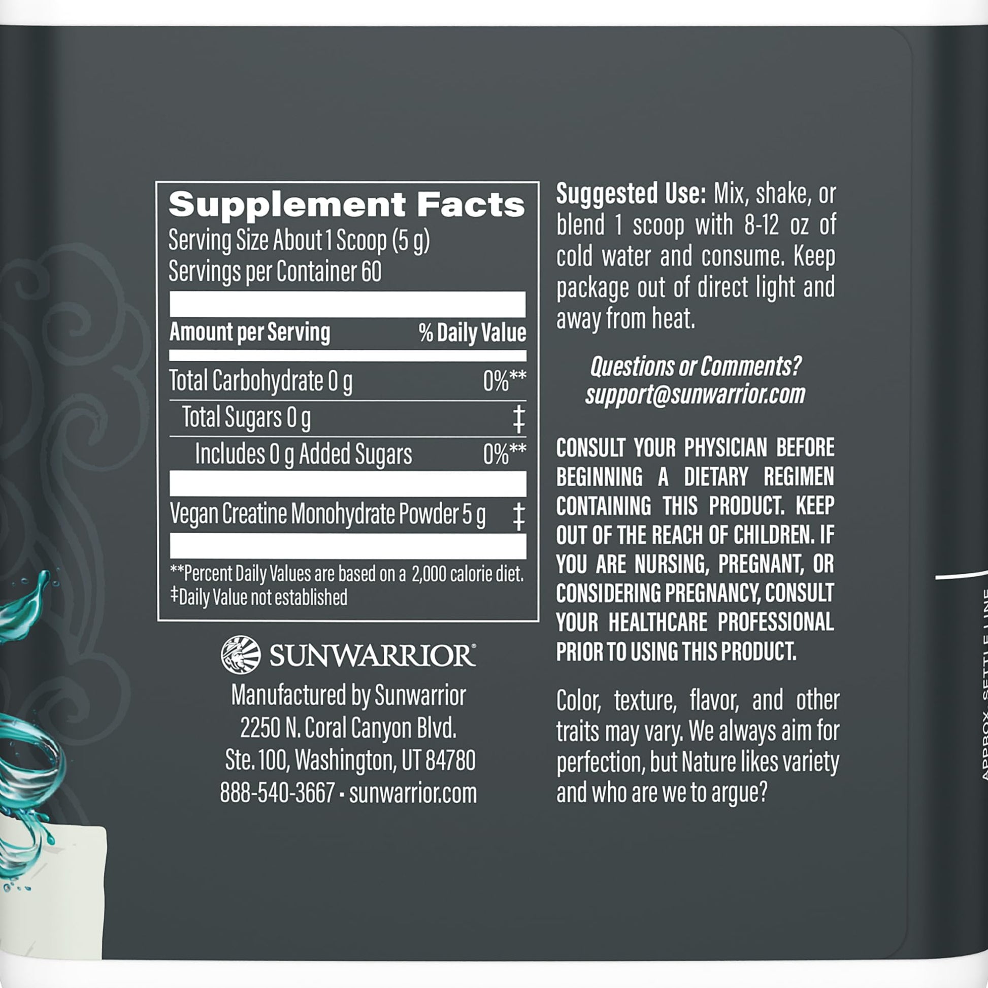 Creatine Monohydrate Powder Micronized PreWorkout Recovery Supplement | Support Muscle Building Strength Training Cognition | Vegan & Keto Friendly Easily Mixes - Maple Wellness Supplements