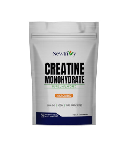 Creatine Monohydrate,Micronized, Pure,Unflavored,280g (9.8oz) - Maple Wellness Supplements