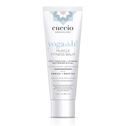 Cuccio Somatology Yogahhh Muscle Balm - Offers Soothing and Cooling Relief - Lightweight and Non Oily Finish - Helps Revitalize and Energize Muscles Post Rigorous Exercise - Paraben Free - 3.25 oz - Maple Wellness Supplements