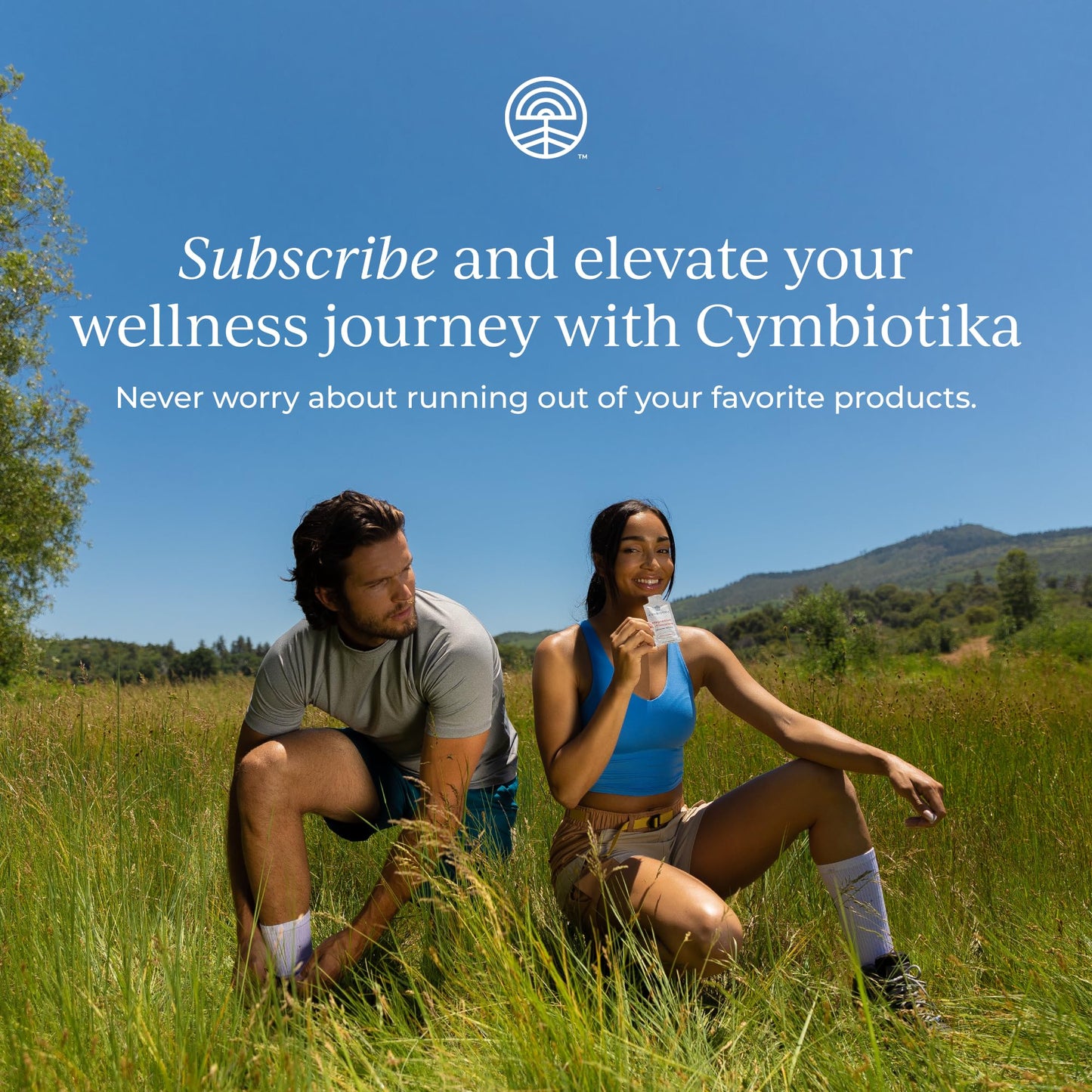 CYMBIOTIKA Super Greens Supplement with Chlorophyll, Spirulina, Daily Vegan Superfood Packets for Digestive Gut Health, Detox, Energy and Immune Support, Citrus Lime Flavor, 15 mL Pouches, 30 Pack - Maple Wellness Supplements