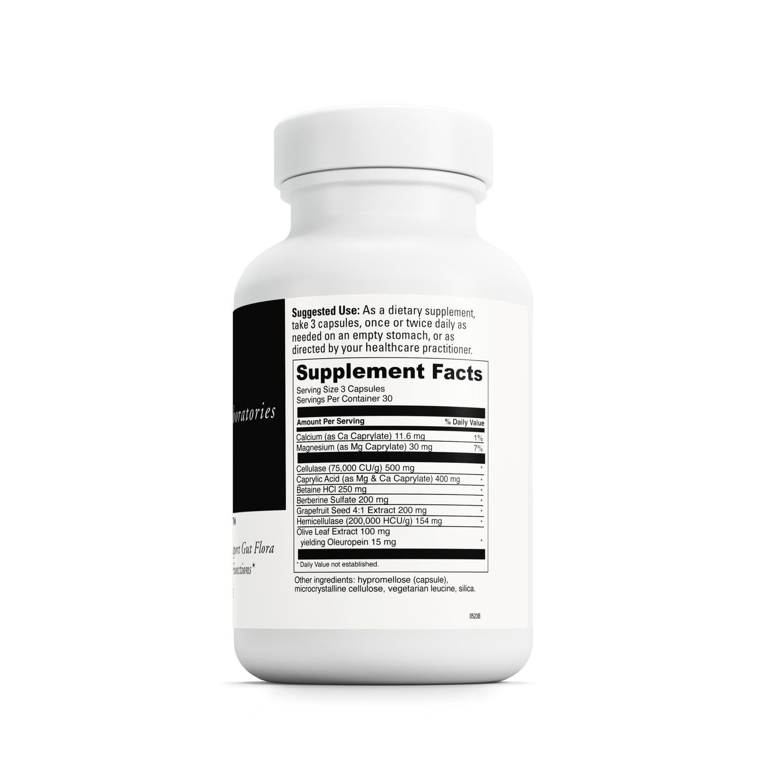 DAVINCI Labs Candid-Away - Digestive Gut Health Support, Immune System Support with Digestive Enzymes, Calcium, Magnesium & More* - 90 Vegetarian Capsules (30 Servings) - Maple Wellness Supplements