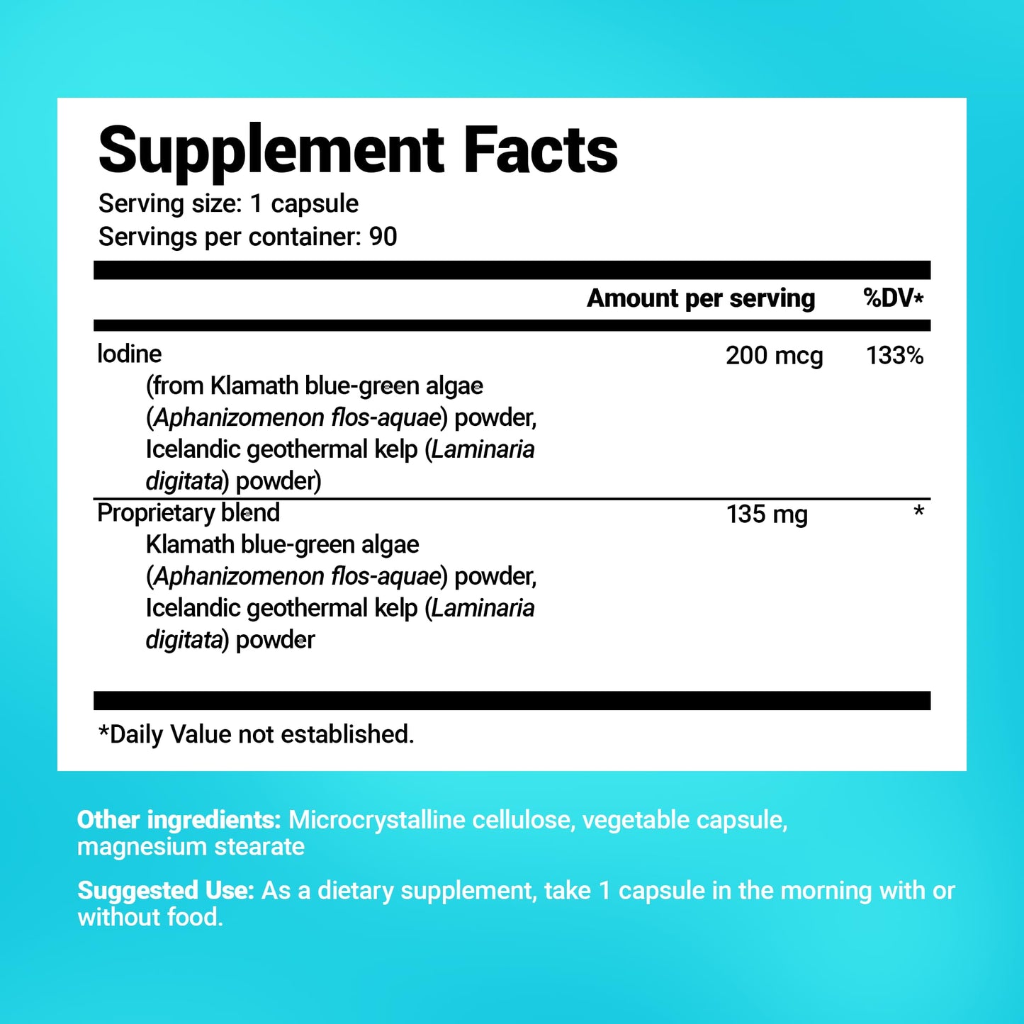Dr. Berg's Sea Kelp Enhanced - Pure Healthy Thyroid Support Natural Antioxidants - Maple Wellness Supplements