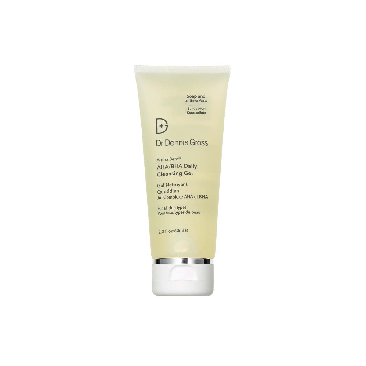 Dr Dennis Gross Alpha Beta® AHA/BHA Daily Cleansing Gel, for Skin That is Dull, Congested and Uneven Tone & Texture (2 Fl Oz) - Maple Wellness Supplements