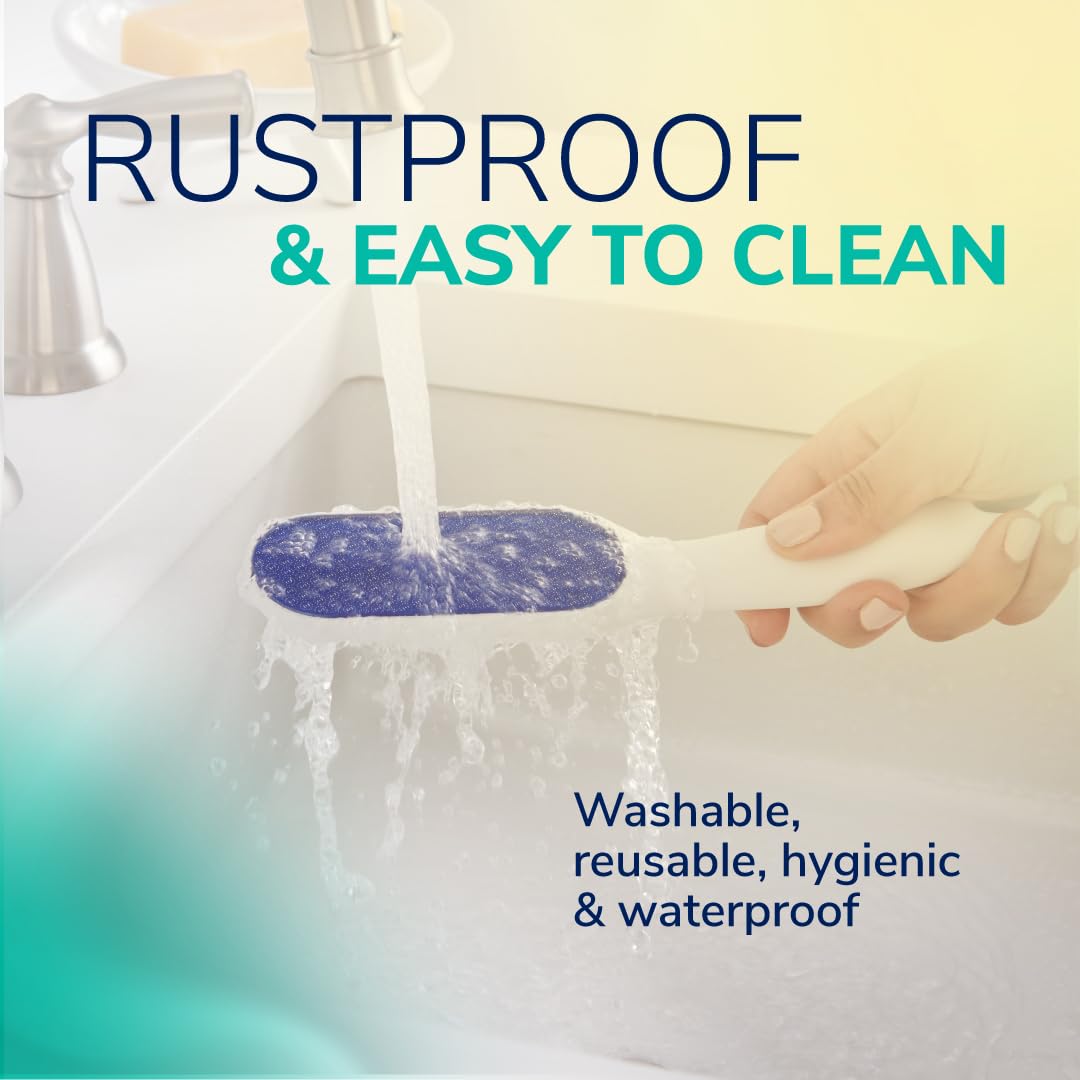 Dr. Scholl's Hard Skin Remover Nano Glass Foot File - Foot Callus Remover, Durable Foot Scrubber - Maple Wellness Supplements