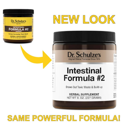 Dr. Schulze's | Intestinal Formula 2 | Herbal Colon Cleanse Formula | 8 Oz. Jar - Maple Wellness Supplements