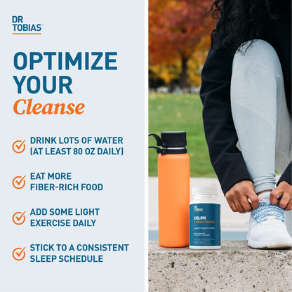 Dr. Tobias Colon Cleanse - Constipation Relief & Gut Health Support for Women & Men | 14 Day Colon Cleanser for a Gentle Colon Detox - Maple Wellness Supplements