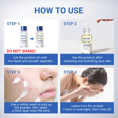 Dr.Leo 1.8% Salicylic Acid Spot Serum, Acne Treatment for Acne-Prone Sensitive Skin | Niacinamide, Fast Pimple Relief, Fades Acne Marks - Maple Wellness Supplements
