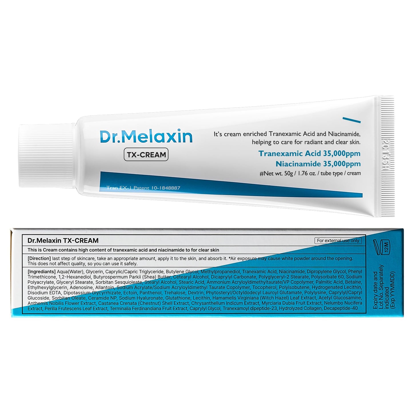 DR.Melaxin TX Tranexamic Acid CREAM | Skin freckle Cream, Blemishes, Anti-pigmetation korean skin care - Maple Wellness Supplements
