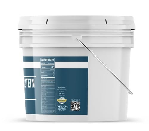 Earthborn Elements Whey Protein Isolate, 1 Gallon Bucket, Protein Powder, Unflavored - Maple Wellness Supplements