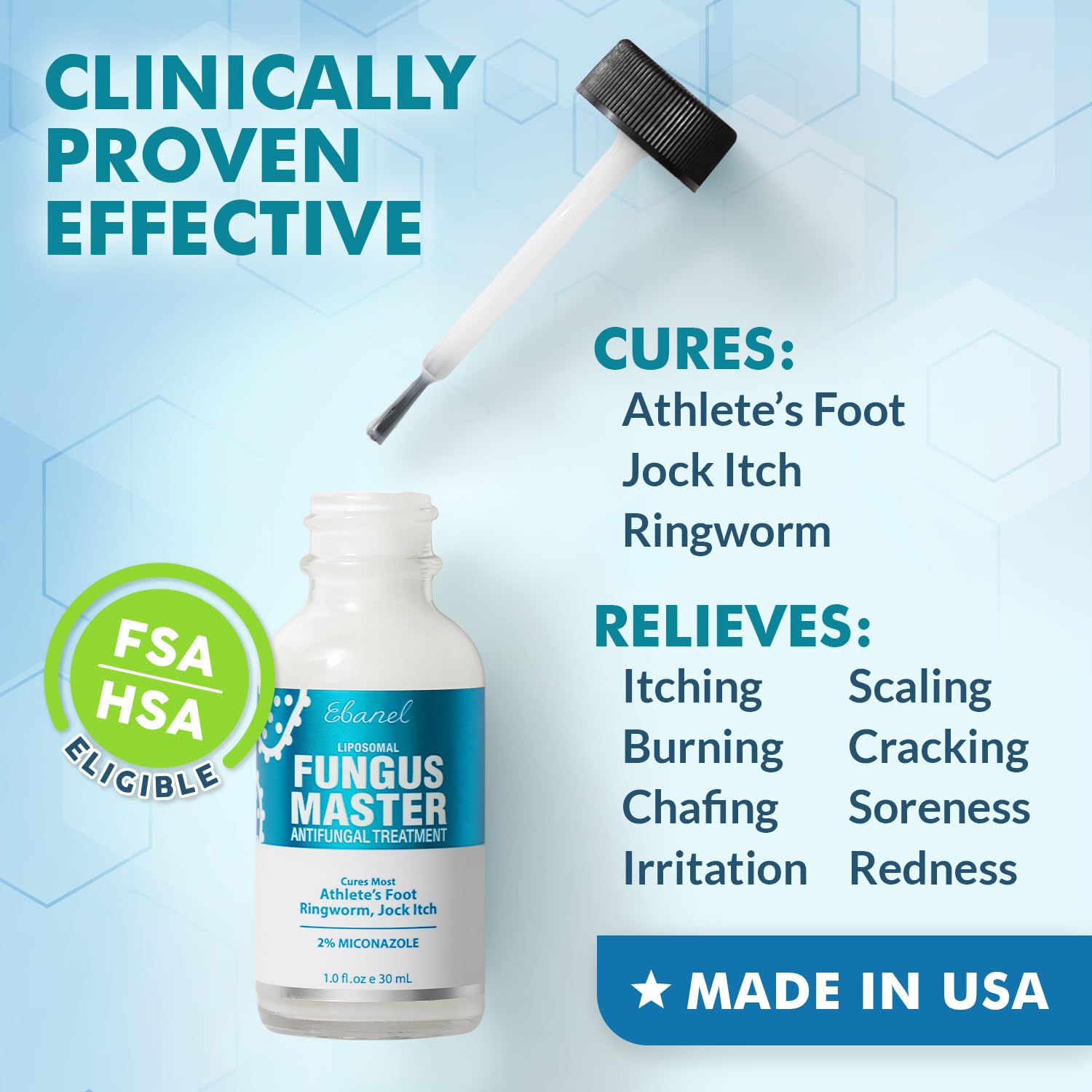 Ebanel Bundle of Callus Remover Gel and Antifungal Treatment - Maple Wellness Supplements