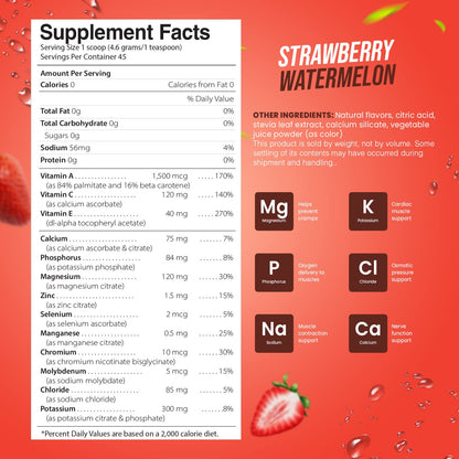 Electrolyte Powder - Refreshing Workout Recovery Electrolytes, Sugar Free, Gluten Free - Maple Wellness Supplements