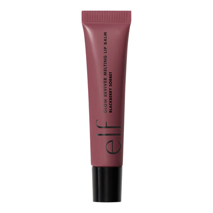 e.l.f. Glow Reviver Melting Lip Balm, Hydrating Tinted Lip Balm For A Glossy Finish & Soft, Supple Lips, Vegan & Cruelty-Free, Blackberry Sorbet - Maple Wellness Supplements