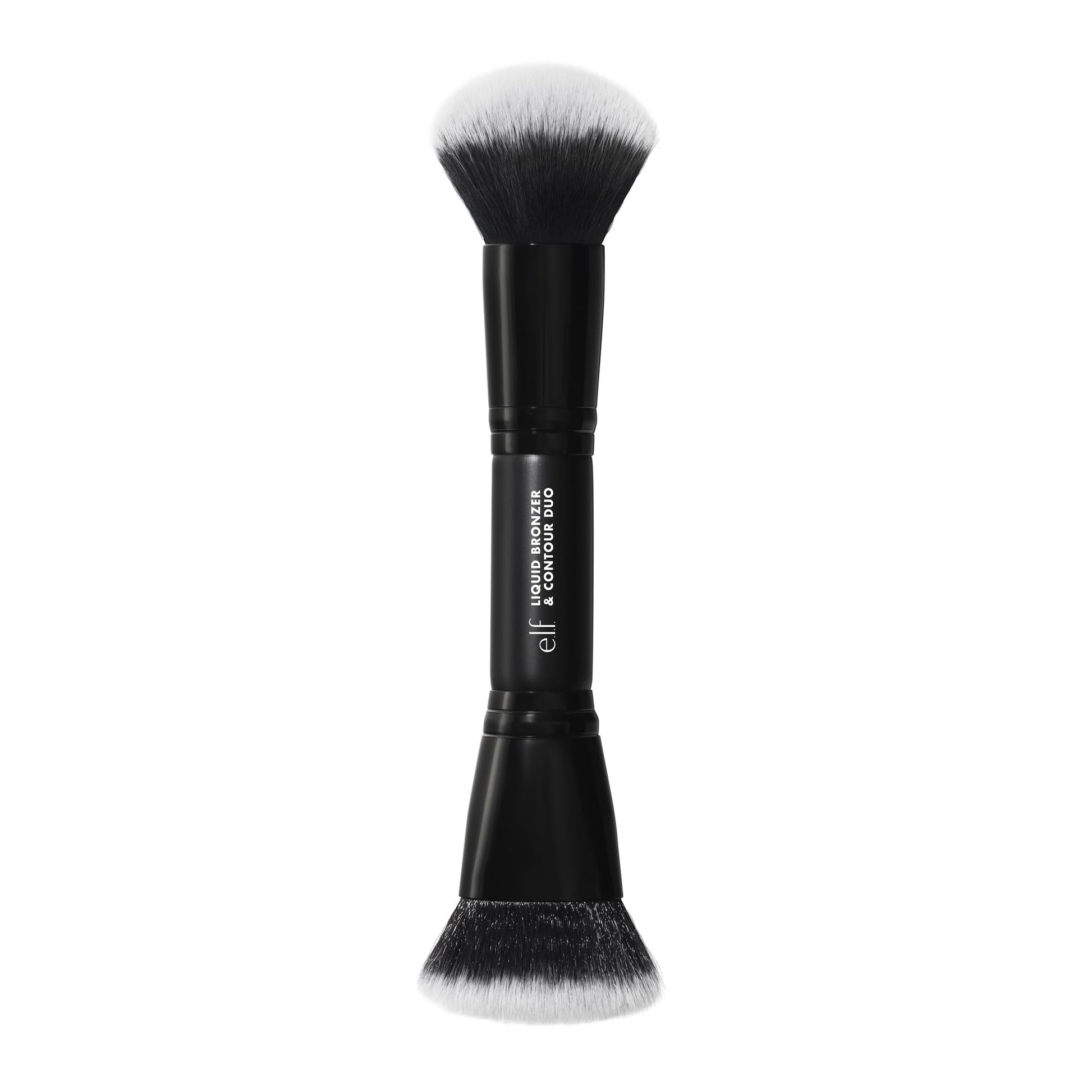 e.l.f. Liquid Bronzer & Contour Duo Brush, Silky Highly Pigmented Formula with Dual-ended Makeup Brush, Synthetic Bristles, 100% Vegan and Cruelty-Free - Maple Wellness Supplements