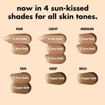 e.l.f. SKIN Bronzing Drops, Liquid Bronzer For Face & Skin, Creates A Sun-Kissed Glow, Infused With Vitamin E, Vegan & Cruelty-Free, Pure Gold - Maple Wellness Supplements