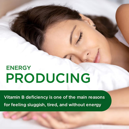 EMERALD LABS B-Healthy - Vegan Vitamin B Complex - Includes Methylated Folic Acid & Full Spectrum B Vitamins - Supports Immune, Brain & Heart Health* - 60 Vegetable Capsules - Maple Wellness Supplements