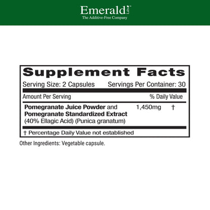 EMERALD LABS Cholesterol Health (90 Caps) & Pomegranate Extract (60 Caps) - Supports Heart Health & Immune Function - Gluten Free & Vegan - Maple Wellness Supplements