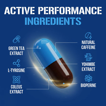 EVL Thermogenic Fat Burner Support - Fast Acting Weight Loss Energy and Appetite Support - Trans4orm Green Tea Supplement - Maple Wellness Supplements