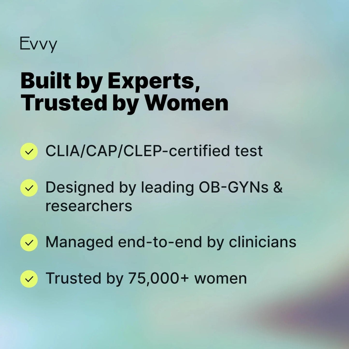 Evvy Vaginal Health Test | at-Home Microbiome Test for BV, Yeast Infection, Ureaplasma & More | Discreet Results in 7–10 Days | Clinician-Reviewed Report & Rx Options - Maple Wellness Supplements
