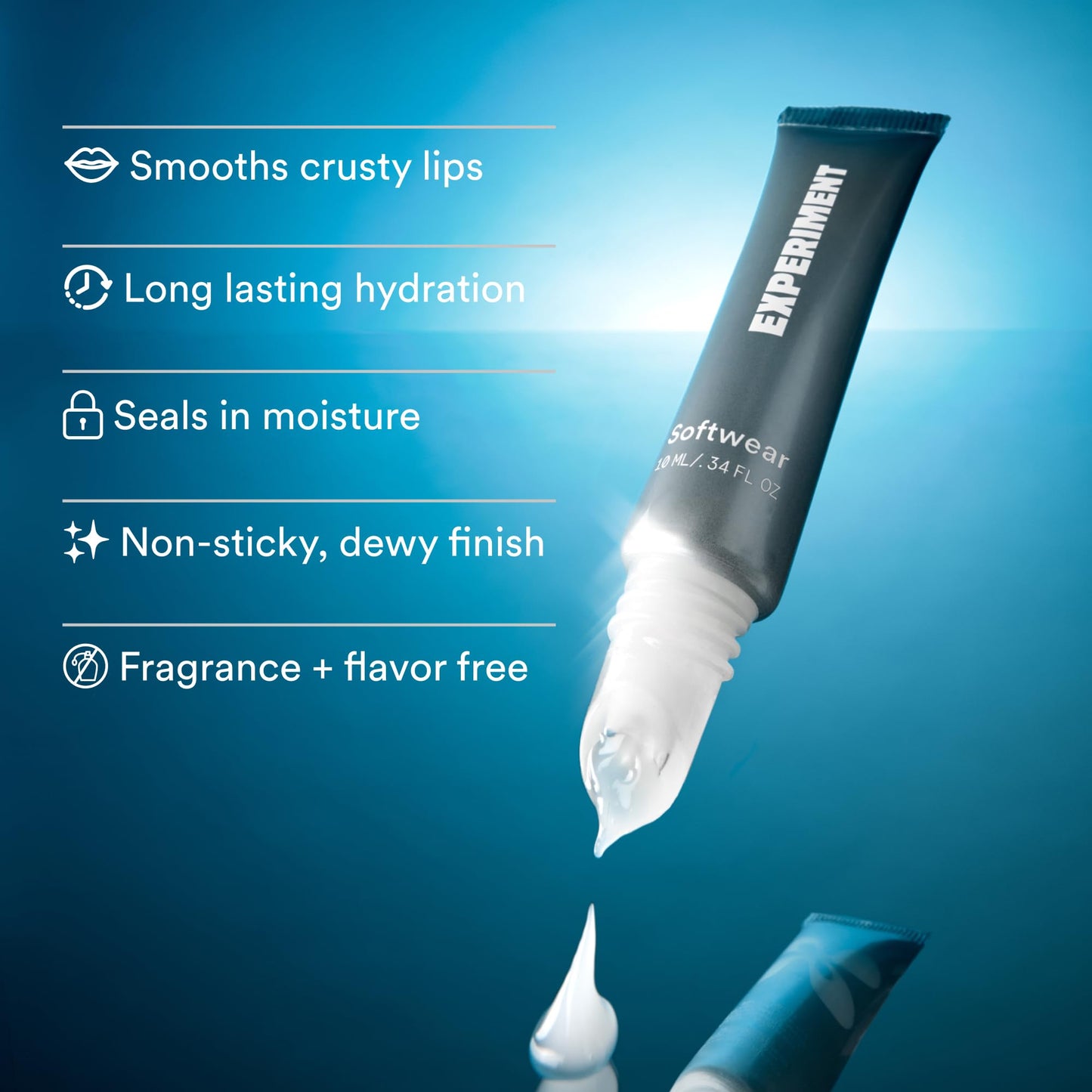 Experiment Softwear Smoothing Lip Treatment Balm - 24hr Hydration with Squalane - Maple Wellness Supplements