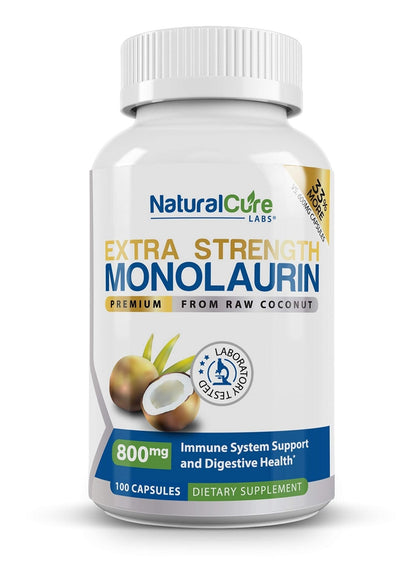 Extra Strength Stack: Monolaurin 800mg + Clean L-Lysine 600mg + Andrographis, Advanced Immune Support Routine Bundle - Maple Wellness Supplements