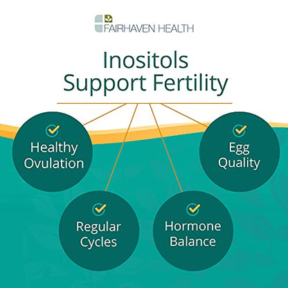 Fairhaven Health Myo-Inositol and D-Chiro Inositol Supplement | 40:1 Ratio | Female - Maple Wellness Supplements