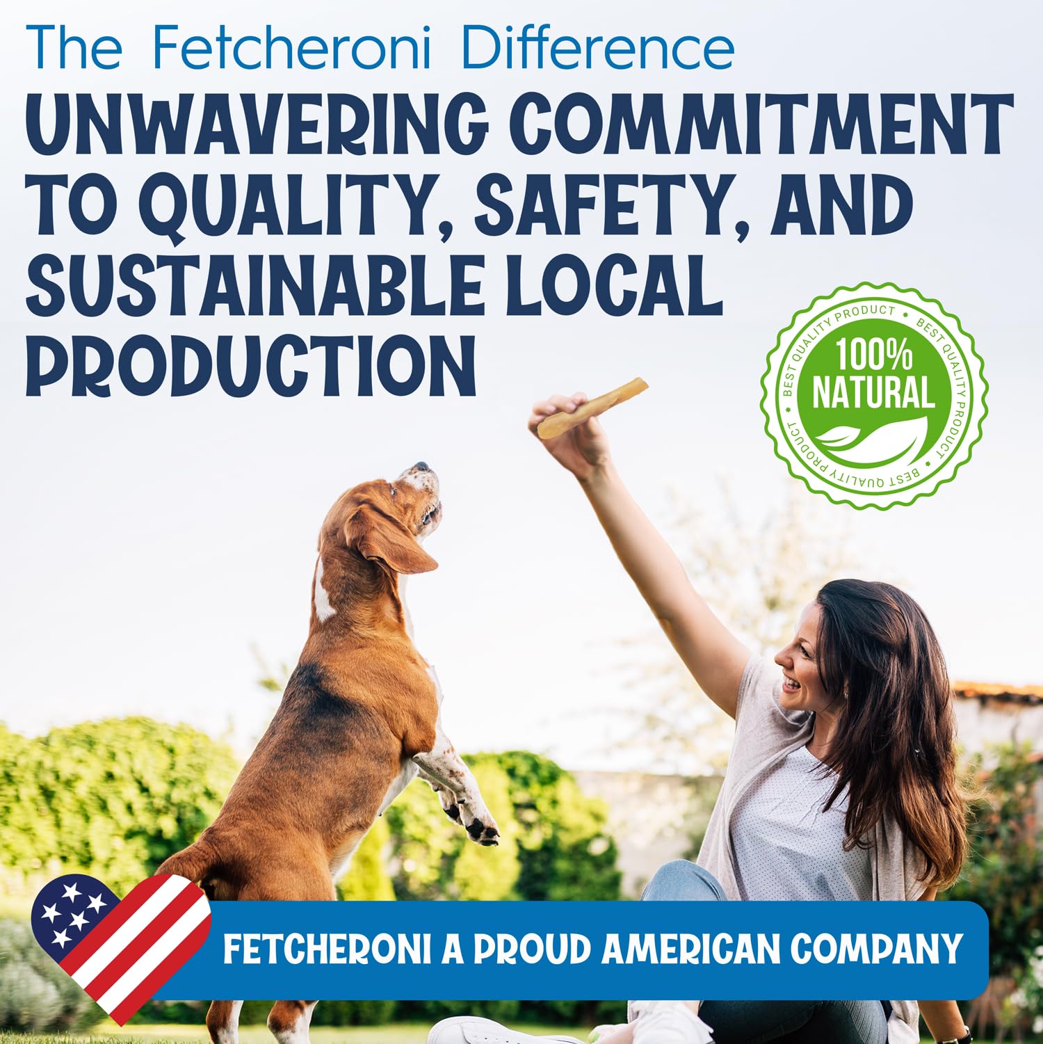 FETCHERONI 6" Collagen Sticks for Dogs – Low Odor Long-Lasting Bully Stick & Rawhide Alternative, Single Ingredient Beef Bone, High Protein Dental Treat, Vet Approved, Improves Joint Health – 20 Pack - Maple Wellness Supplements