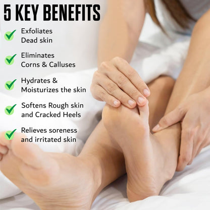 FOOT CURE Tea Tree Oil Balm – Moisturizer for Dry Cracked Feet – Instantly Hydrates & Soothes Irritated Skin & Athlete's Foot – Best Foot Care for Women and Men (Pack of 2) - Maple Wellness Supplements