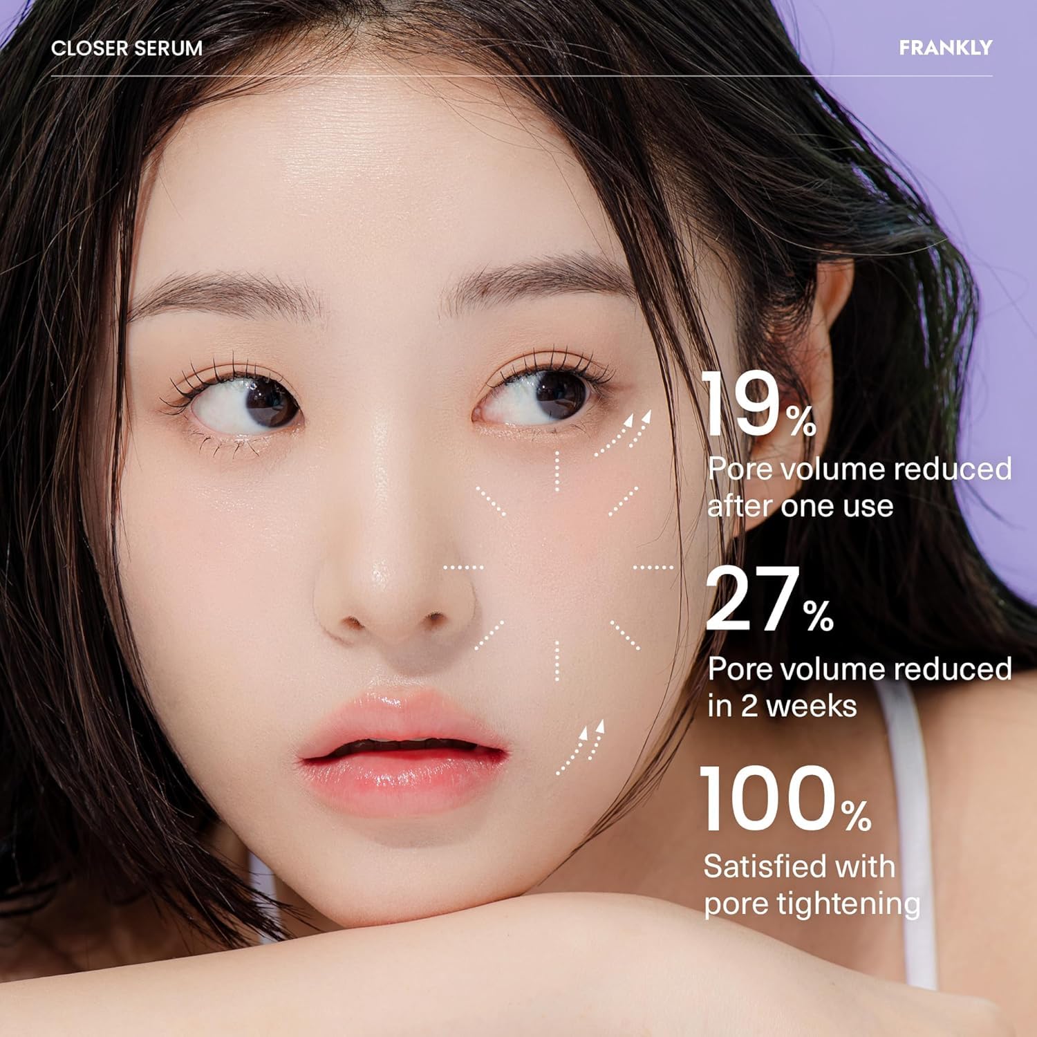 FRANKLY Closer Serum | Pore Minimizer Serum | 9 Peptides, Vegan Collagen, Adenosine, PHA | Korean Pore Minimizer for Glass Skin - Maple Wellness Supplements